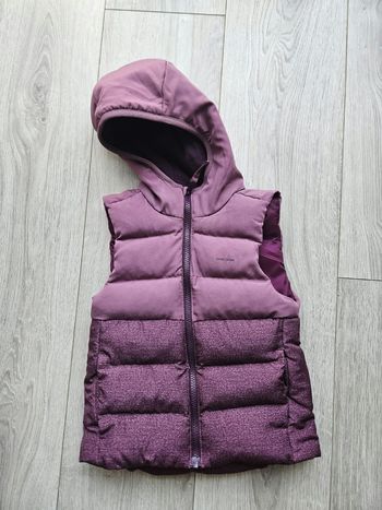 Veste sans manche prune Queshua 3/4 ans