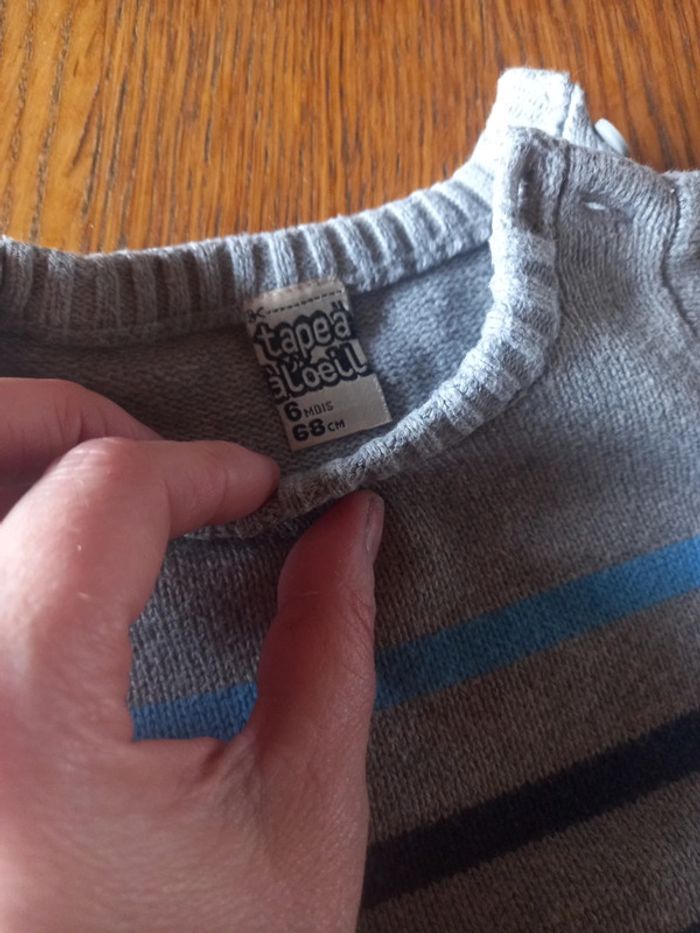 Pull garçon 6 mois - photo numéro 2