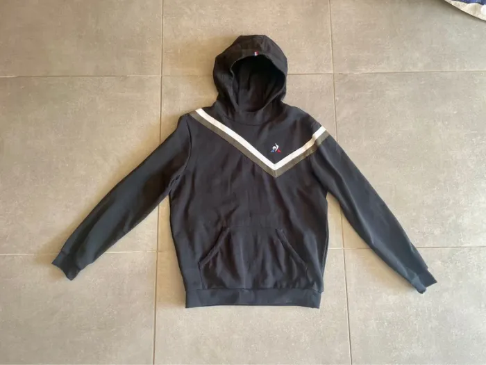 Pull à capuche Le Coq Sportif noir L