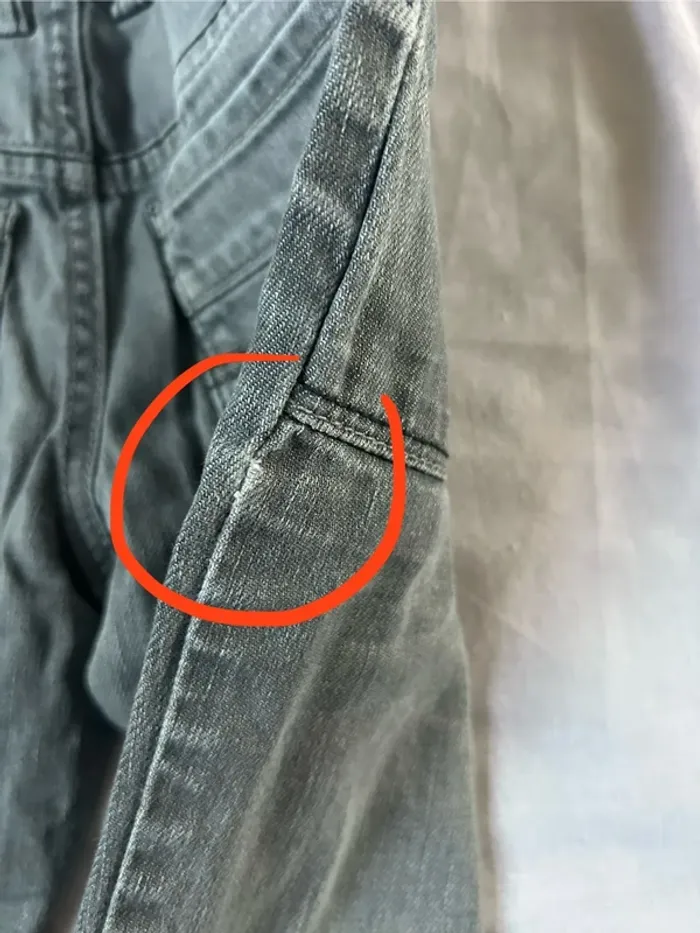 Bermuda jean gris Vertbaudet - photo numéro 8