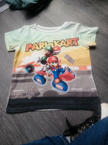 Tee shirt manche courte Mario kart 8A