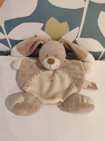 Doudou plat lapin nicotoy 