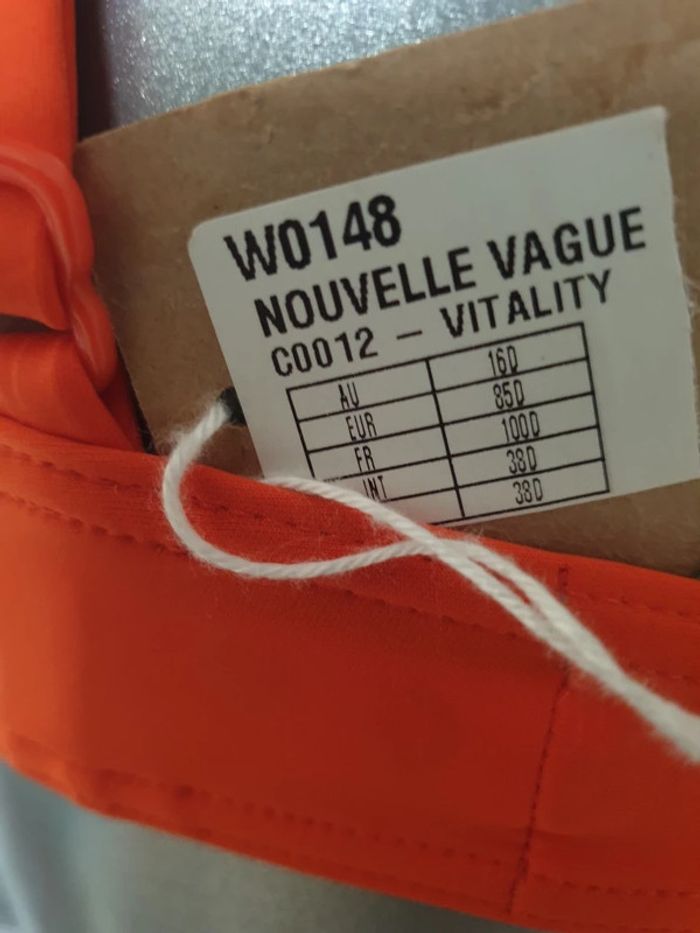 Haut de maillot de bain Orange T85/D 🧡 - photo numéro 3