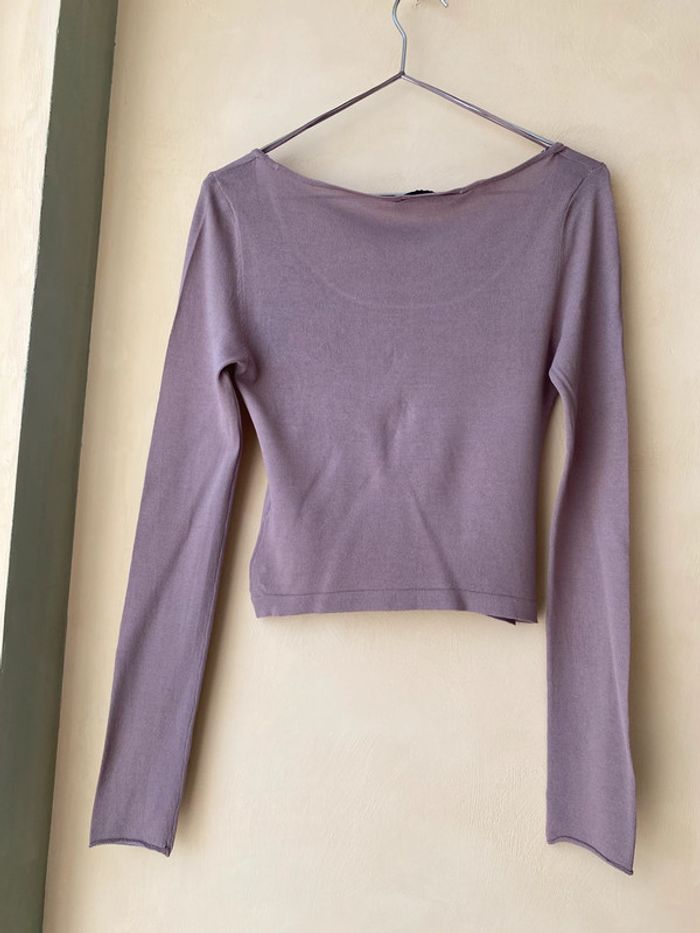 Pull fin beige Zara S - photo numéro 4