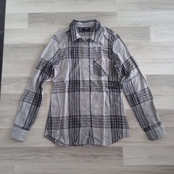 Chemise femme à manches longues à carreaux Tex taille 38