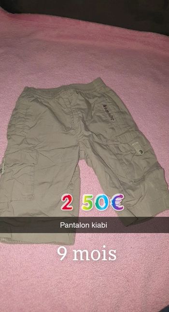 Pantalon kiabi garcon