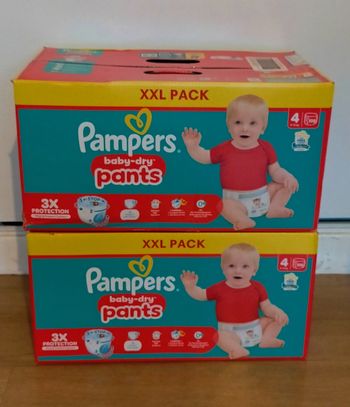 Lot couches Pampers baby dry pants taille 4/116 couches 