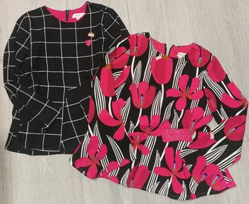 Lot 2 blouses fille 6 ans