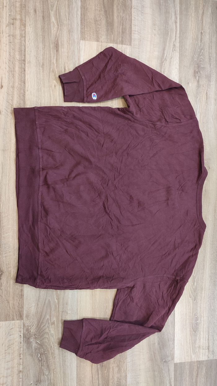 Vêtement Homme Sweatshirts Sweats pull bordeaux Champion taille XXL 2XL #Retrostreet - photo numéro 7