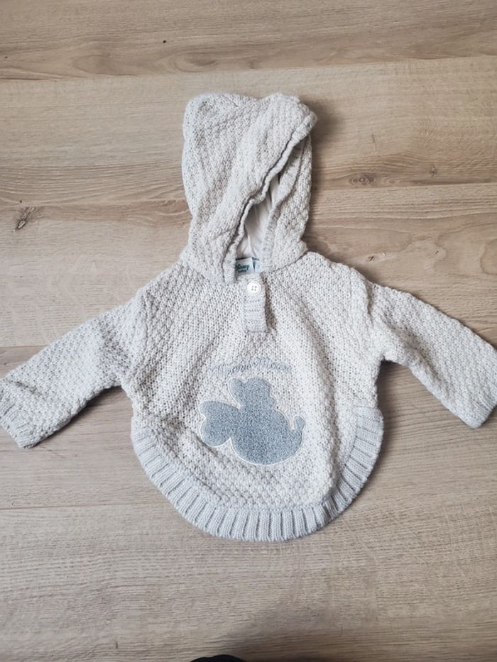 🌴 Poncho pull à capuche minnie disney 3 mois