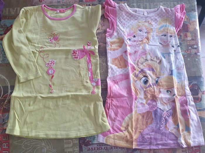 3 chemises de nuit 2 ans