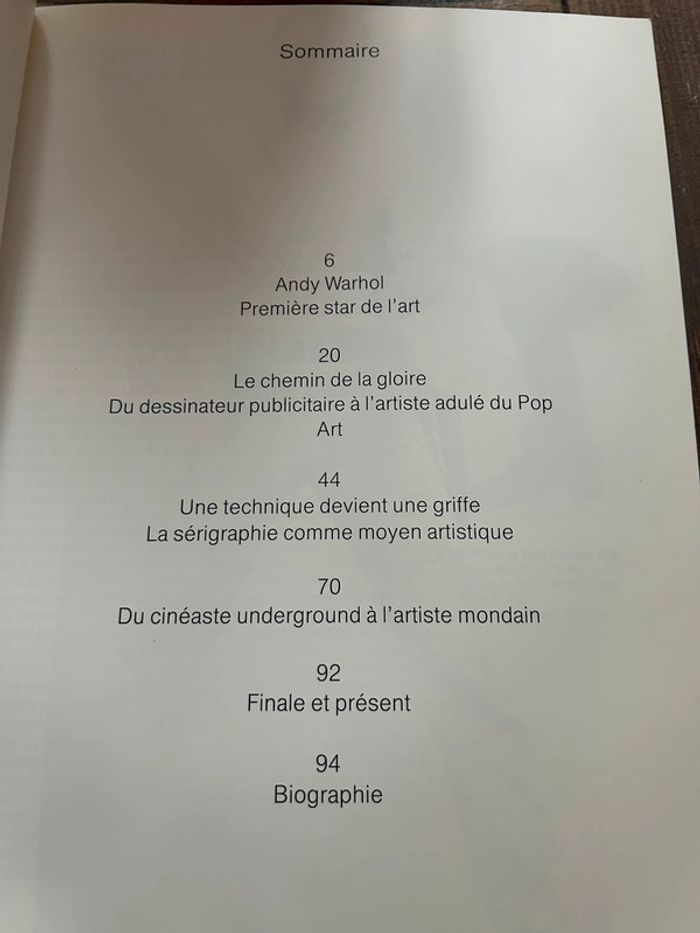 Livre andy warhol - de l’art comme commerce - benedikt taschen 1988 - photo numéro 4