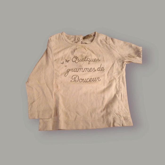 T-shirt longue manche 6 mois