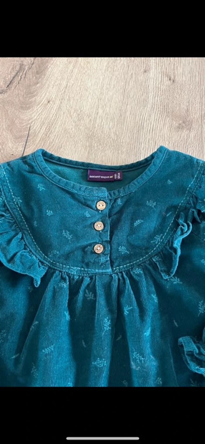 Blouse sergent major velours - photo numéro 4