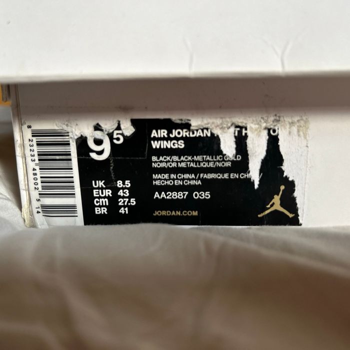 Air Jordan 1 Wings Metallic Gold - photo numéro 3
