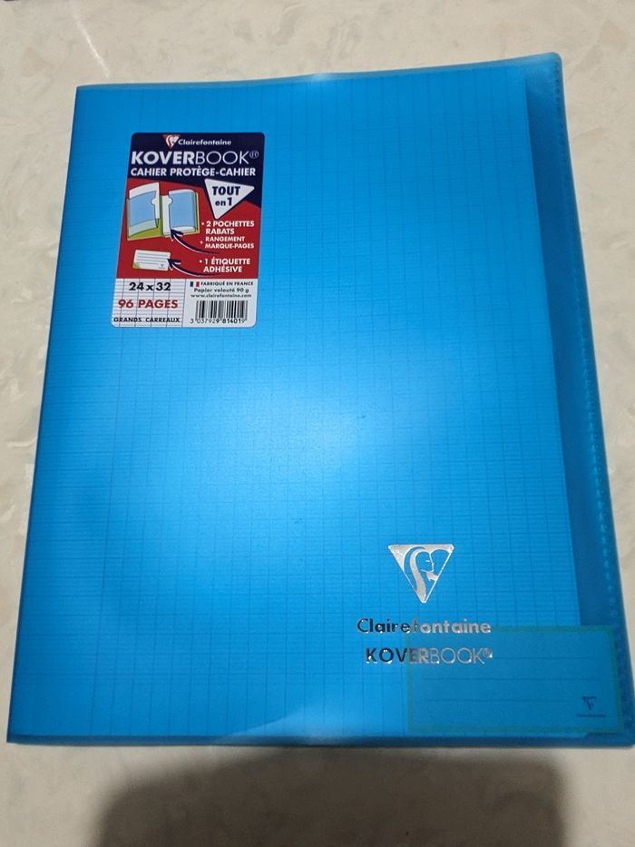 Lot de 7 cahiers Clairefontaine 96 pages. Taille 24x32 - photo numéro 3