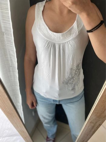 Débardeur blanc promod