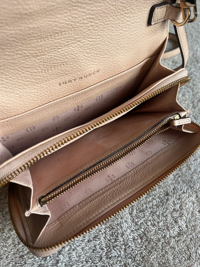 Petit sac à main Tory Burch rose pâle – bandoulière réglable – chic et pratique - photo numéro 2