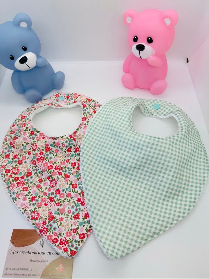 Lot de bavoirs bandanas 6 mois et plus