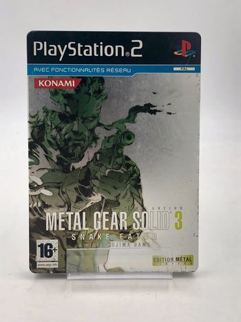 Jeu vidéo Metal Gear Solid 3 Snake Eater sur console PlayStation 2
