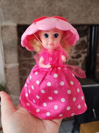 Poupée cupcake rose