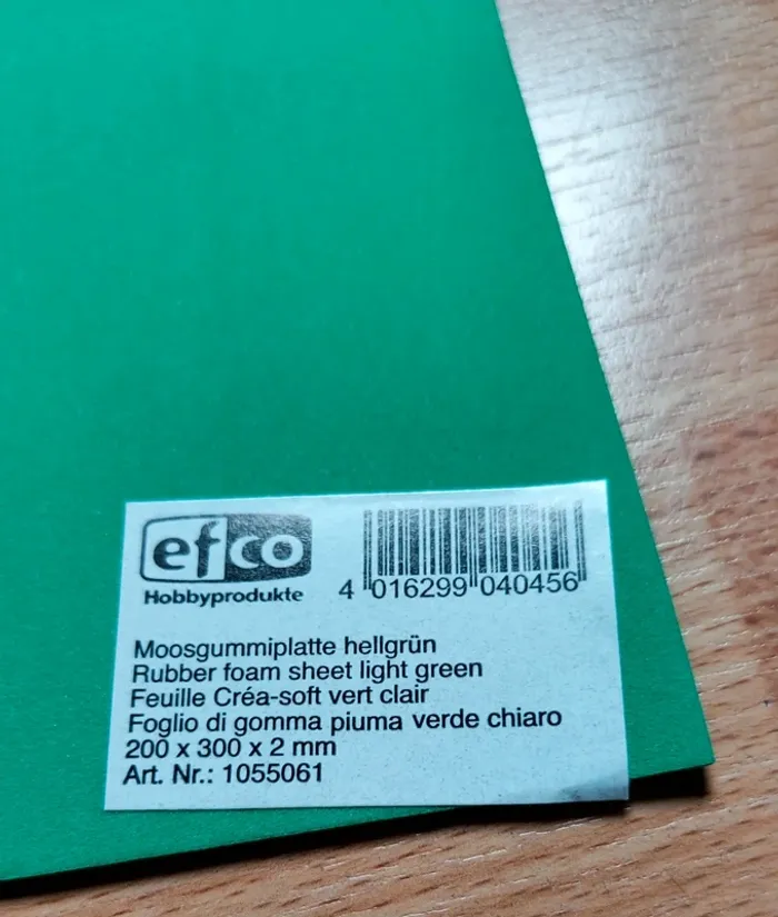 Lot de 2 feuilles mousse creasoft différentes couleurs - photo numéro 2