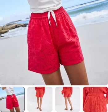 Short broderie anglaise