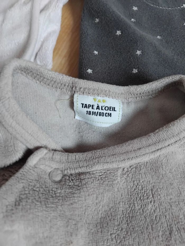 Lot 5 pyjamas polaire - photo numéro 2
