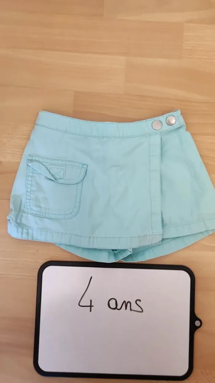 T-shirt et jupe-short taille 4 ans - photo numéro 5