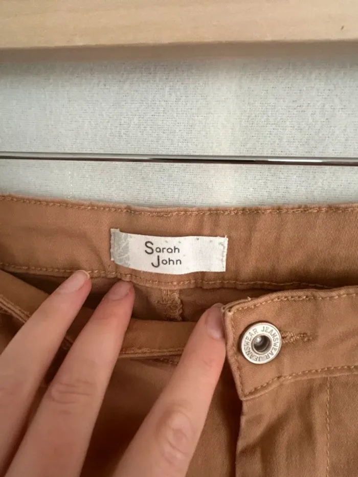 Pantalon marron Camel - photo numéro 2