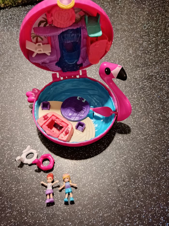Polly pocket piscine du Flamant rose - photo numéro 2
