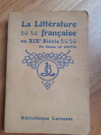 La Littérature française au XIXe Siècle par Charles le Goffic