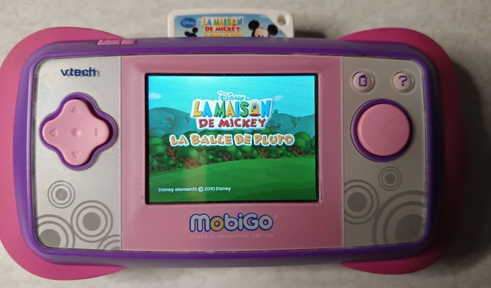 Vtech Mobigo Rose Console Tablette Jeux Vidéo Éducatifs Jeu V Tech + Jeu mickey - photo numéro 6