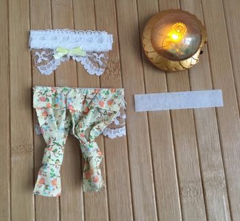 Plafonnier et set rideaux vintage