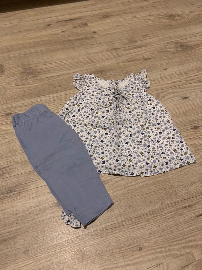 Ensemble robe legging 6 mois