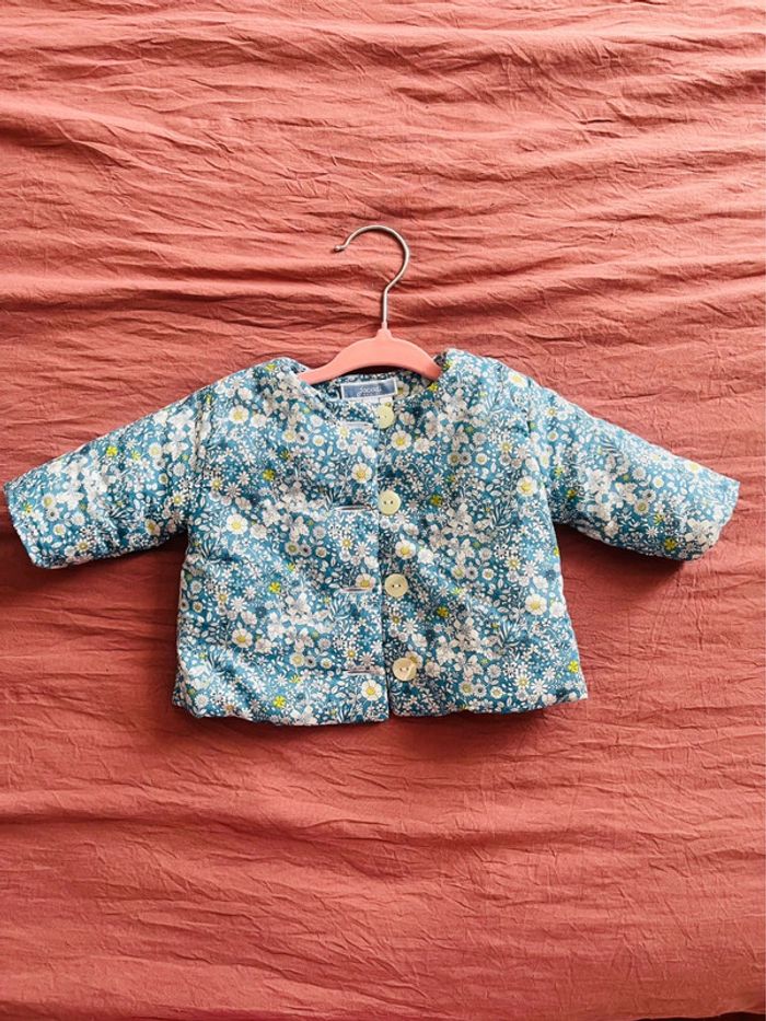 Jacadi 3 mois – Gilet + combinaison col Liberty – Excellent état - photo numéro 7