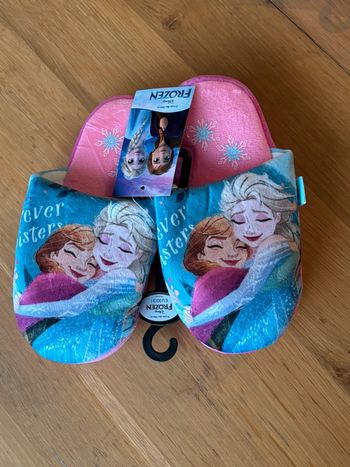 Paire de chaussons, la reine des neiges en 30 31 neuf