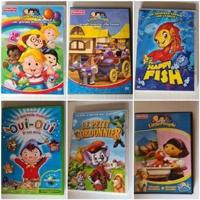 Dvd enfants disney, barbapapa, little People, tintin,dreamworks, pokemon en très bon etat - photo numéro 7