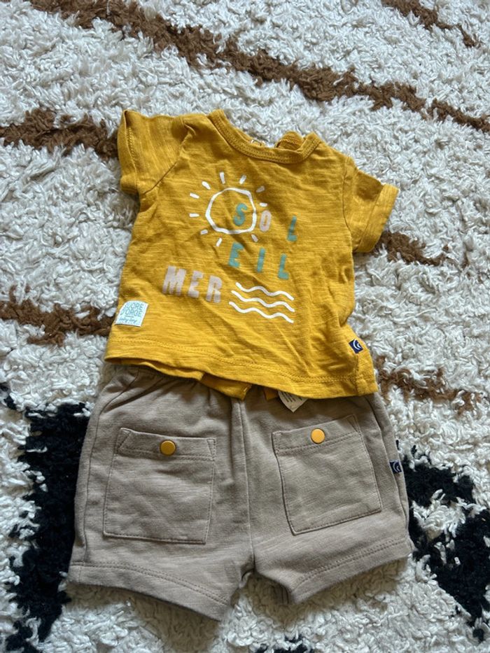 Ensemble short teeshirt bebe