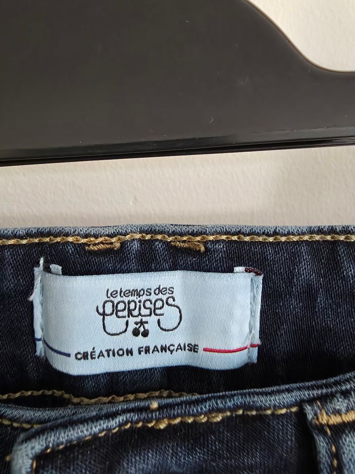 Jeans slim bleu foncé Le Temps des Cerises - photo numéro 5