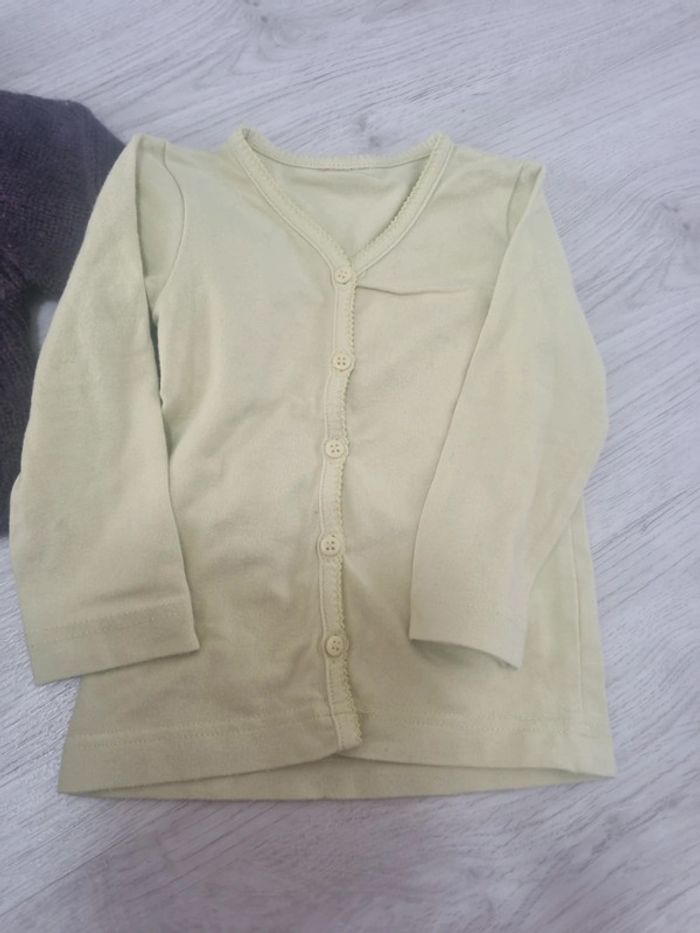 Lot gilets 9 mois - photo numéro 3