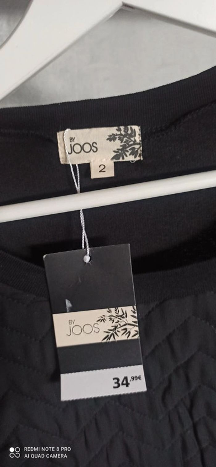 Robe sweat courte noire Joos - photo numéro 3