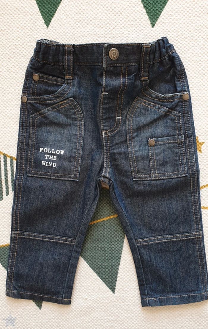 Jeans bébé, taille 9mois, Orchestra