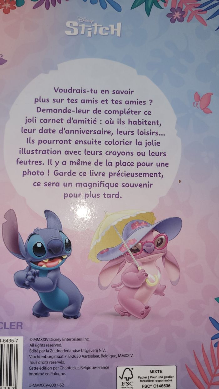 Carnet d amitié neuf - photo numéro 2