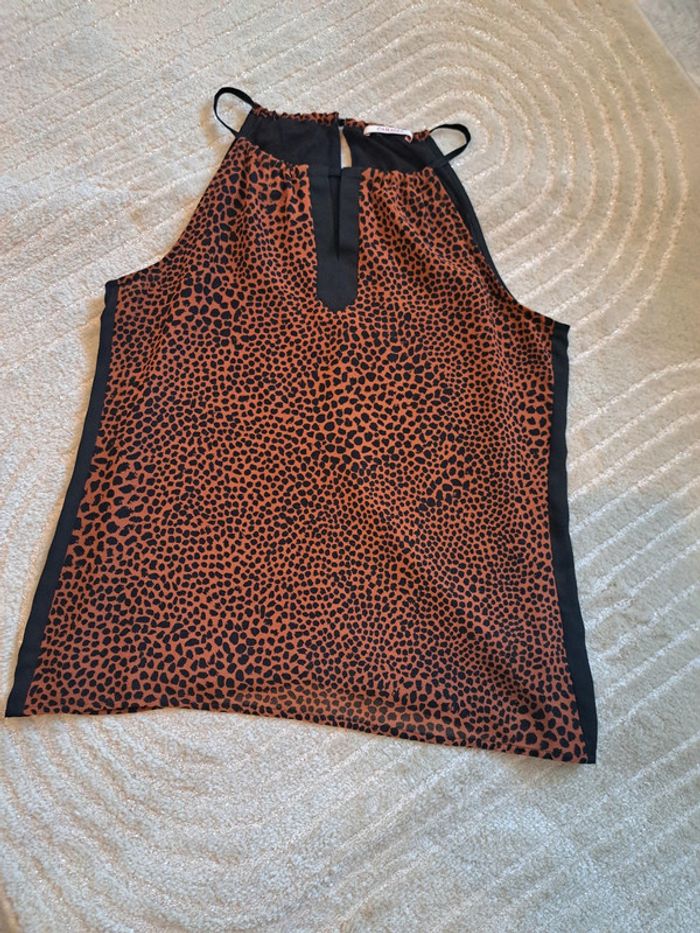 Top haut leopard camaïeu Taille 40 Tbe - photo numéro 12
