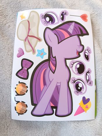 Puzzle stickers my little pony twilight sparkle