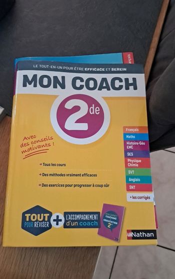 Livre mon coach 2nde
