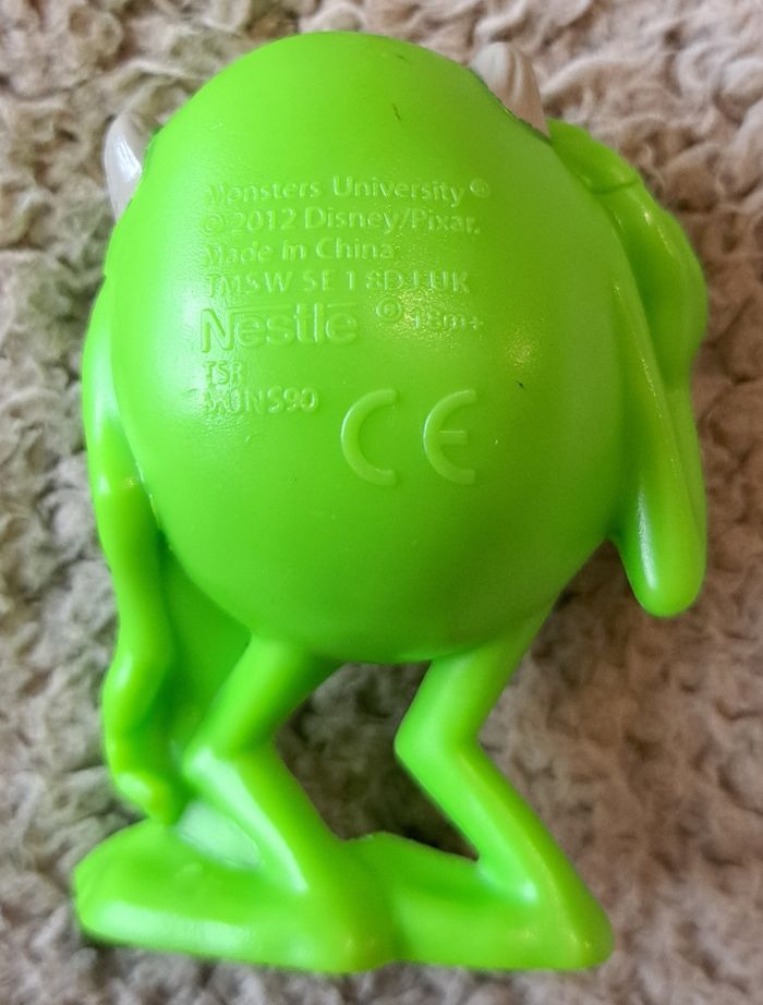 🪆 Figurine Disney Monstres et Cie Bob Razowski - Nestlé 2012 - photo numéro 2