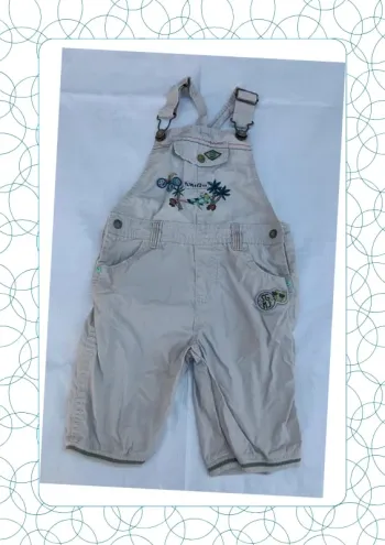 Salopette-short 18 mois Sergent Major