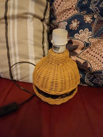 Lampe rotin